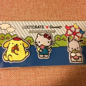 Hello Kitty Carnival Embroidered Pin Set